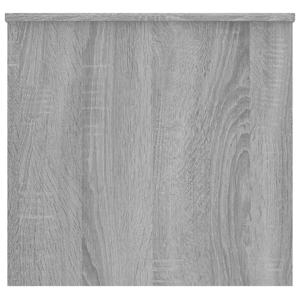 vidaXL Salontafel 102x55,5x52,5 cm bewerkt hout grijs sonoma eiken