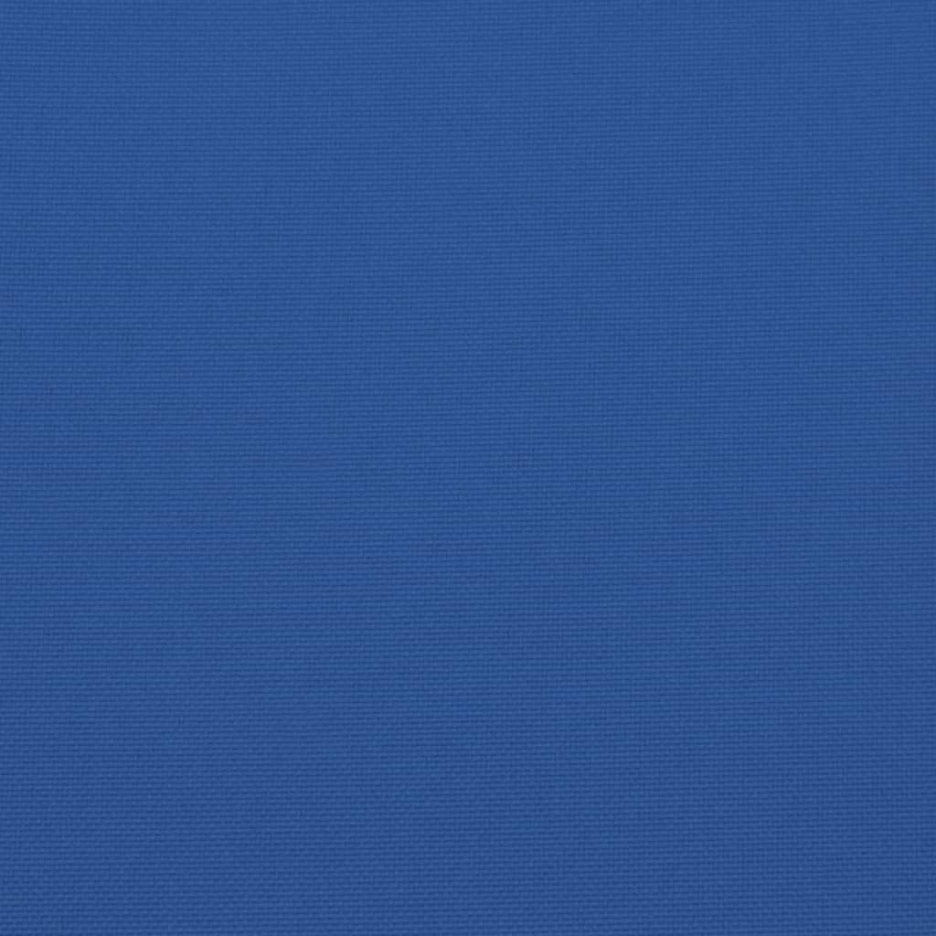 vidaXL Sierkussens 4 st 40x40 cm stof koningsblauw