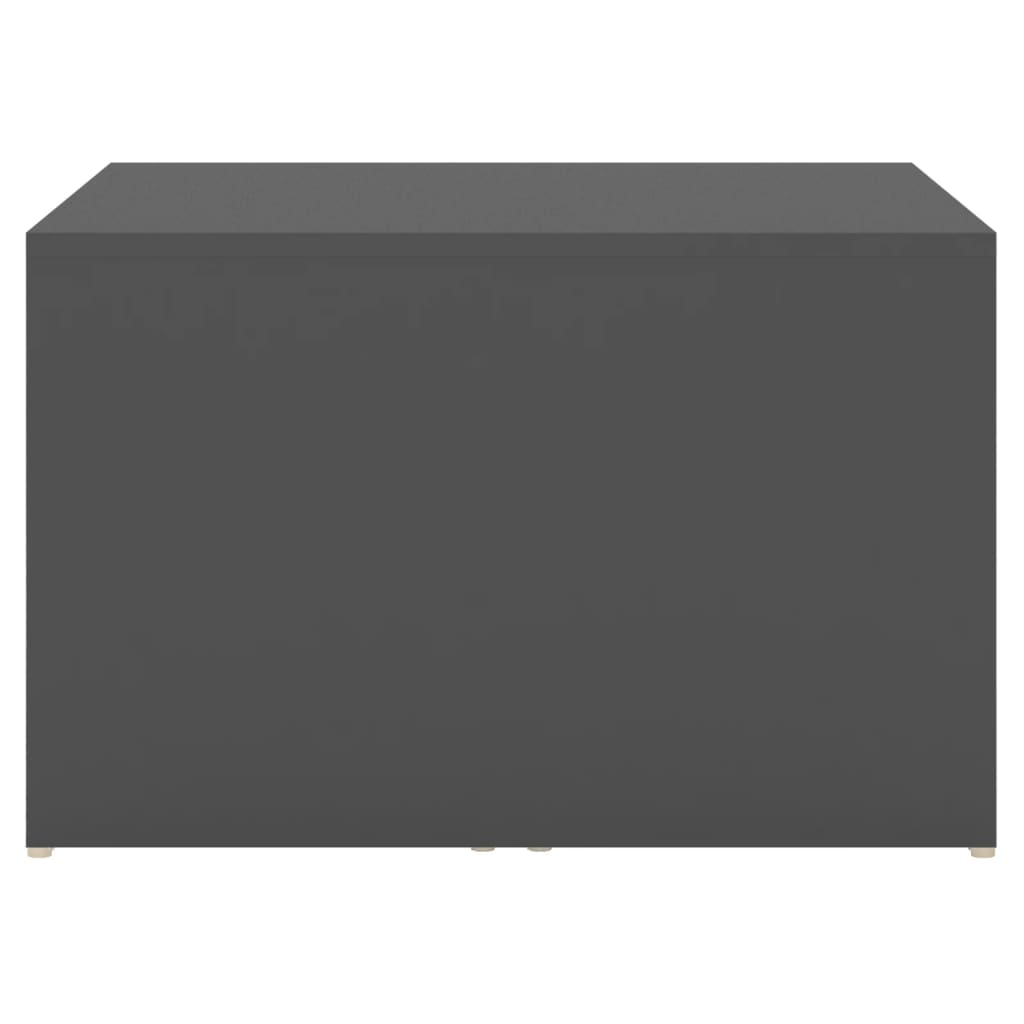 vidaXL 3-delige Salontafelset 60x60x38 cm spaanplaat grijs