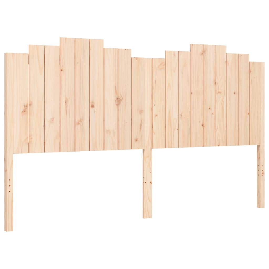 vidaXL Bedframe met hoofdbord massief hout 180x200 cm