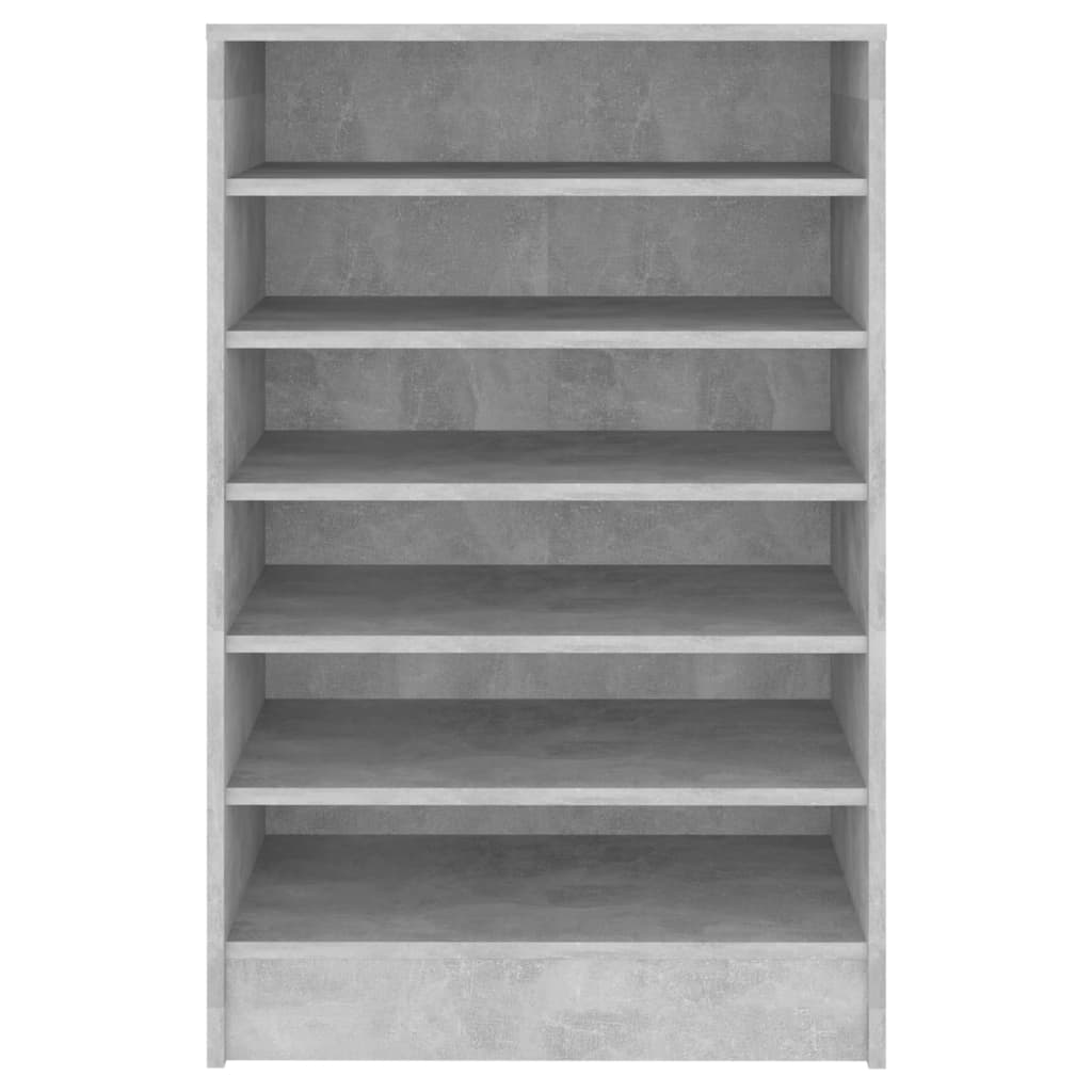 vidaXL Schoenenkast 60x35x92 cm bewerkt hout betongrijs