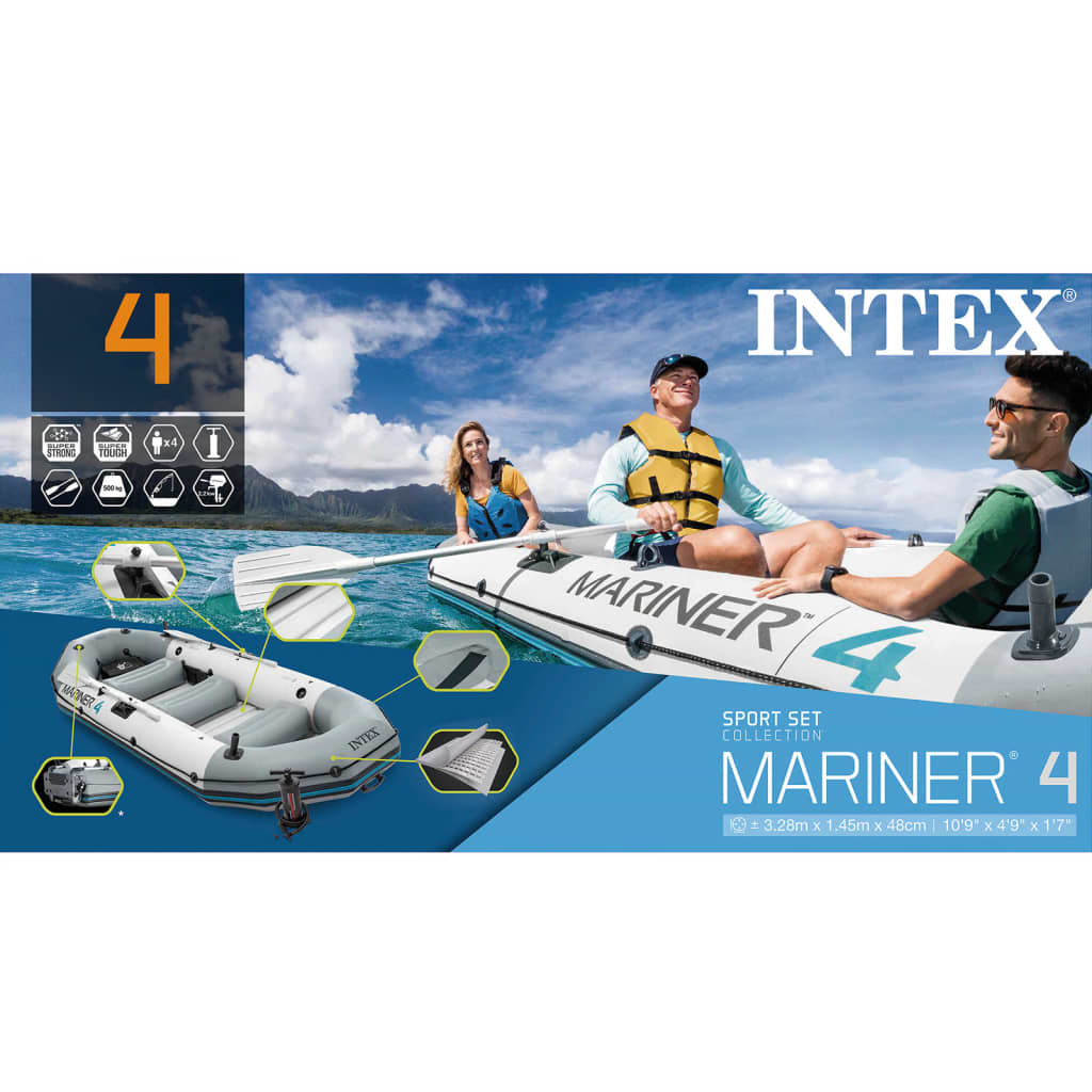 Intex Opblaasboot Mariner 4 328x145x48 cm 68376NP