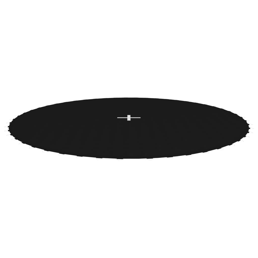 vidaXL Springmat voor 10 feet/3,05 m ronde trampoline stof zwart