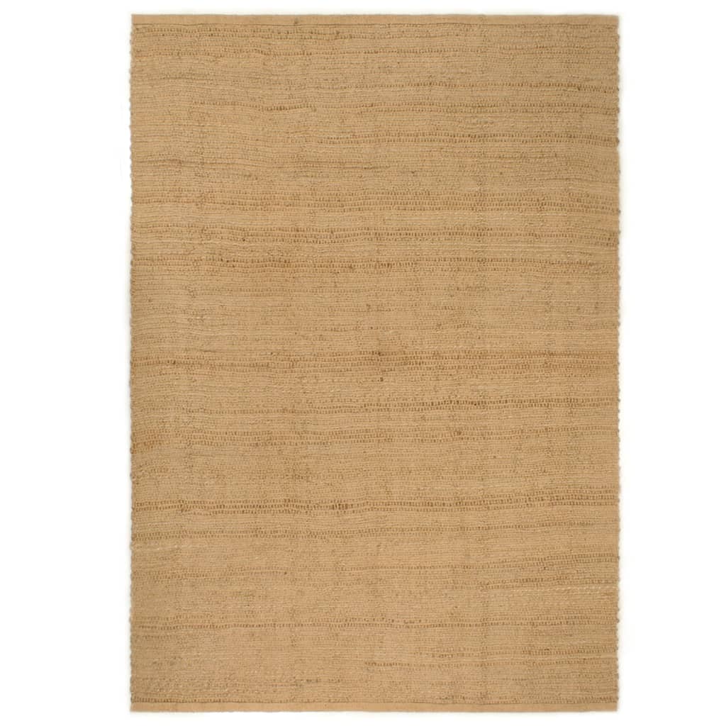 vidaXL Vloerkleed rechthoekig 120x180 cm jute naturel