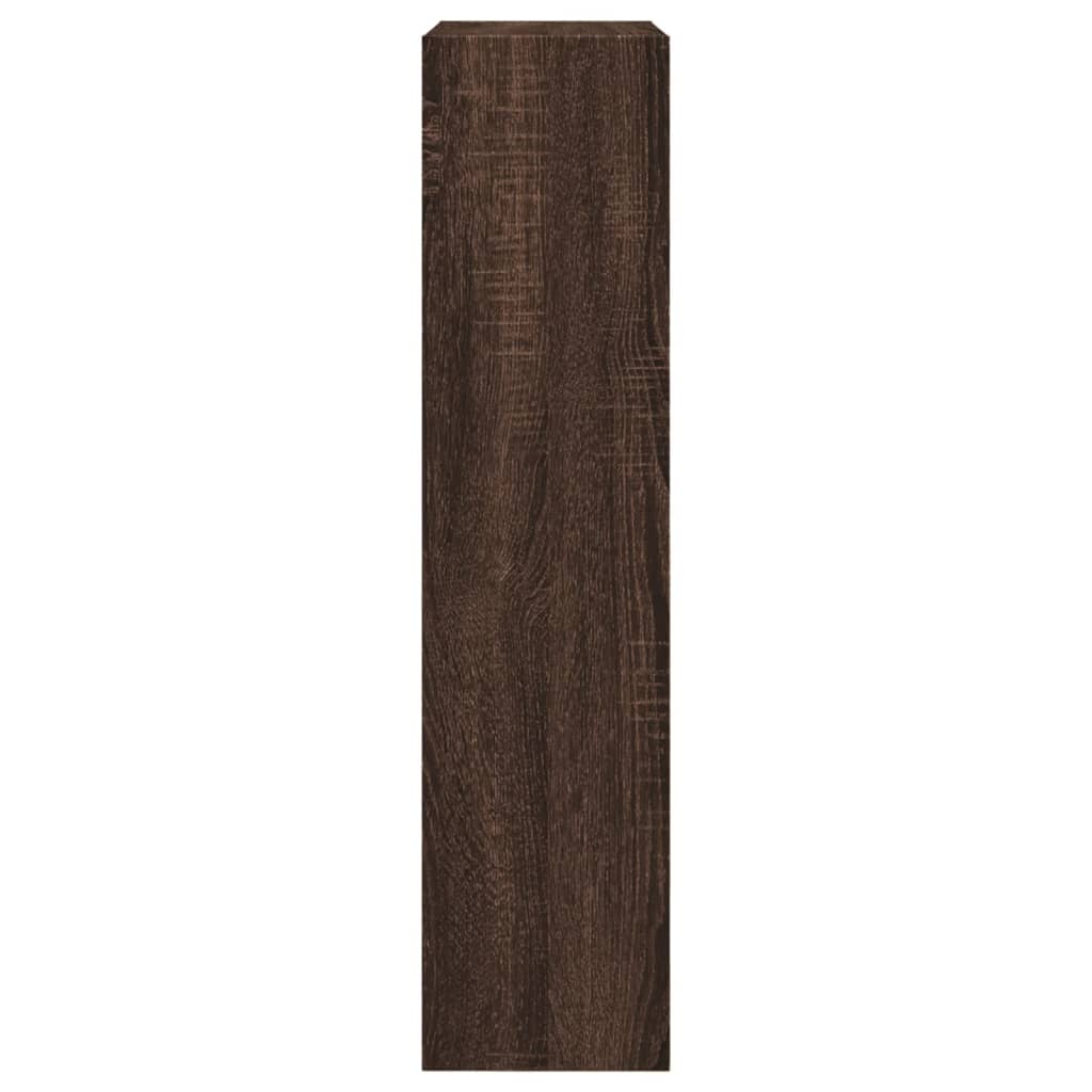 vidaXL Schoenenkast 60x21x87,5 cm bewerkt hout bruineikenkleurig