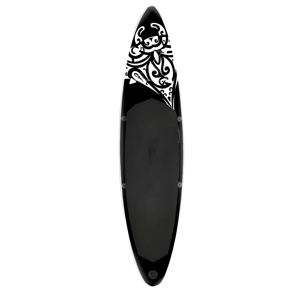 vidaXL Stand Up Paddleboardset opblaasbaar 305x76x15 cm zwart