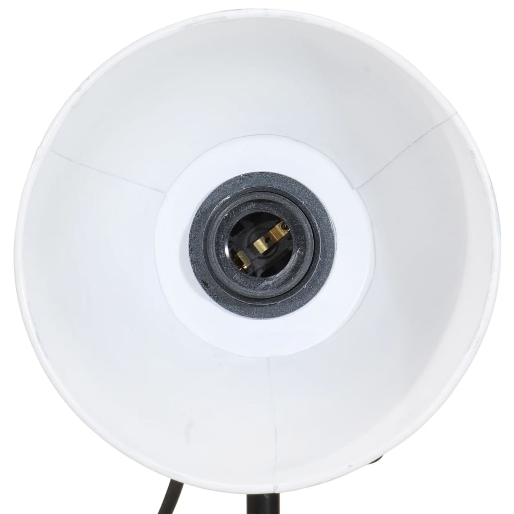 vidaXL Bureaulamp 25 W E27 17x17x50 cm wit