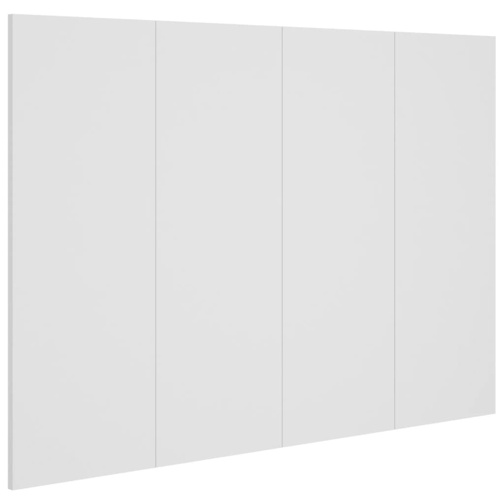 vidaXL Hoofdbord 120x1,5x80 cm bewerkt hout wit