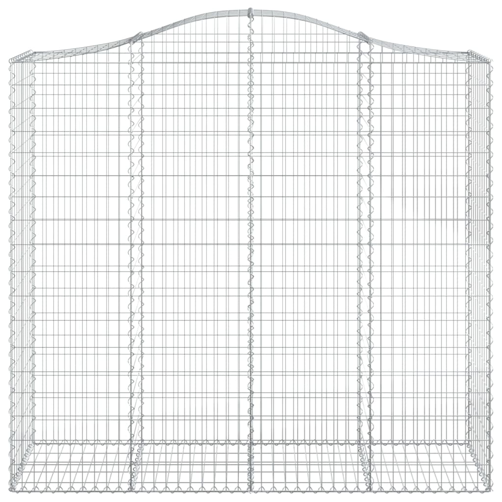 vidaXL Schanskorven 25 st gewelfd 200x50x180/200 cm ijzer