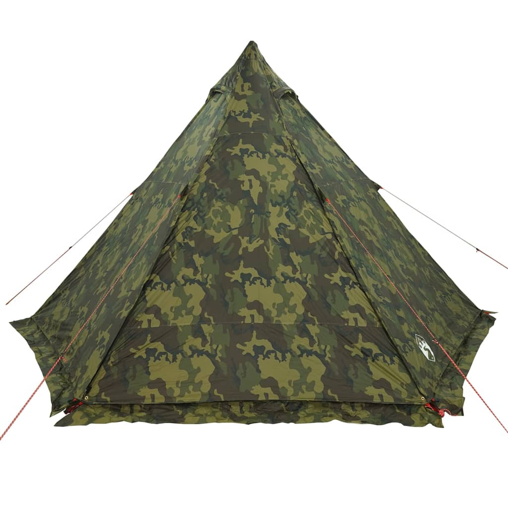 vidaXL Tipitent 6-persoons camouflage waterdicht