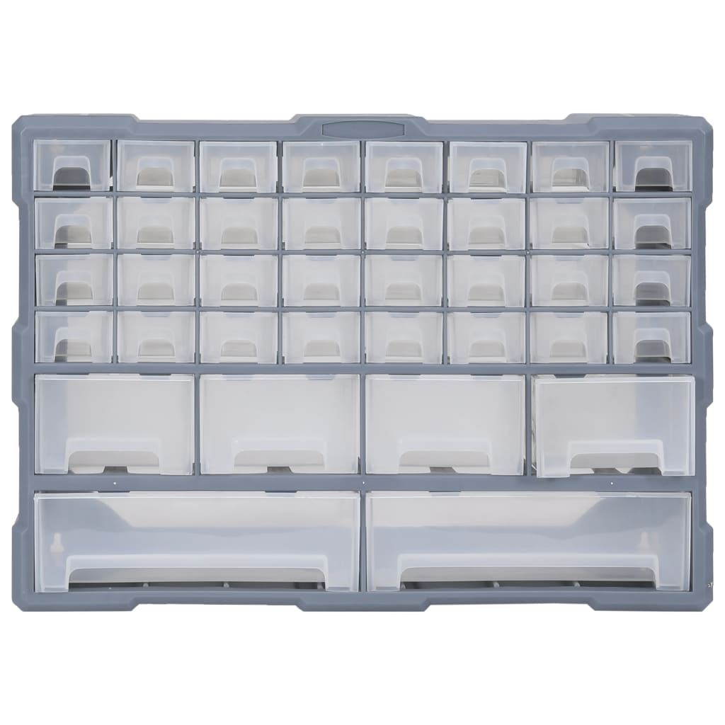 vidaXL Organiser met 38 lades 52x16x37,5 cm