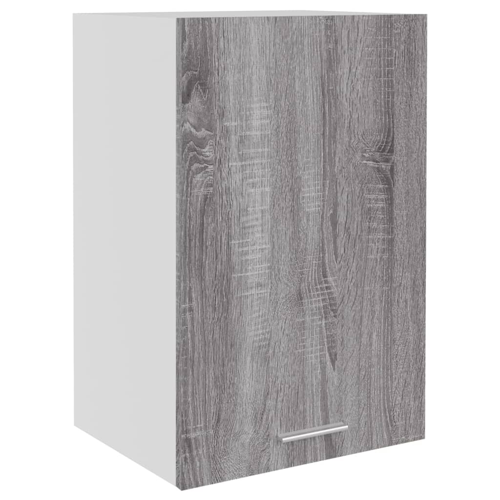 vidaXL Wandkast 39,5x31x60 cm bewerkt hout grijs sonoma eikenkleurig