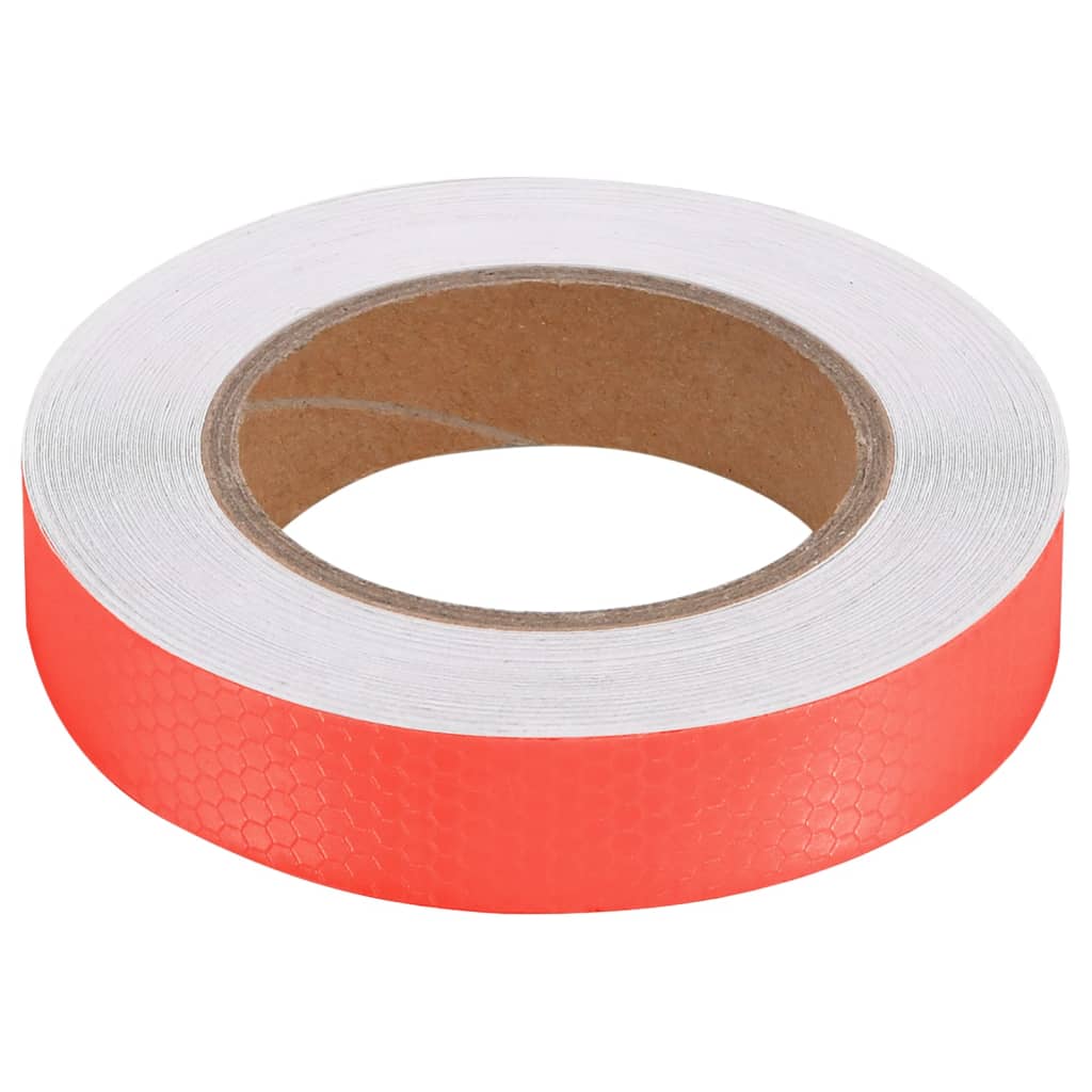 vidaXL Reflecterende tape 2,5 cm x 20 m PVC rood