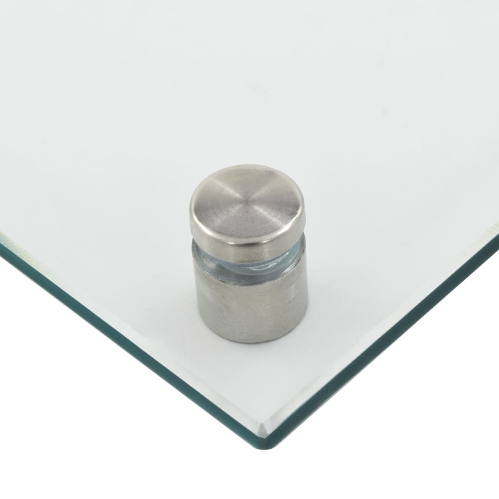 vidaXL Spatscherm keuken 90x60 cm gehard glas transparant