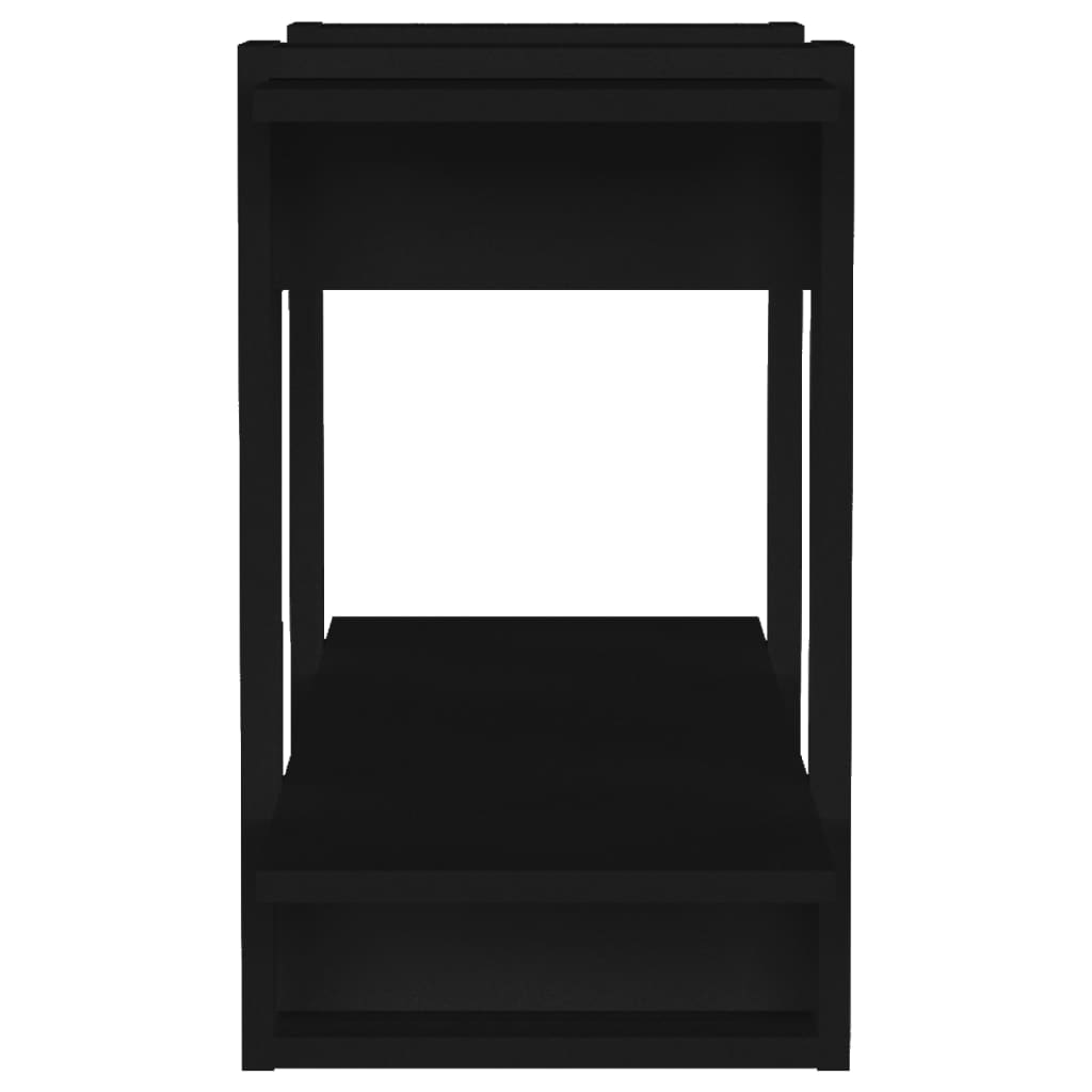 vidaXL Boekenkast/kamerscherm 80x30x51 cm zwart