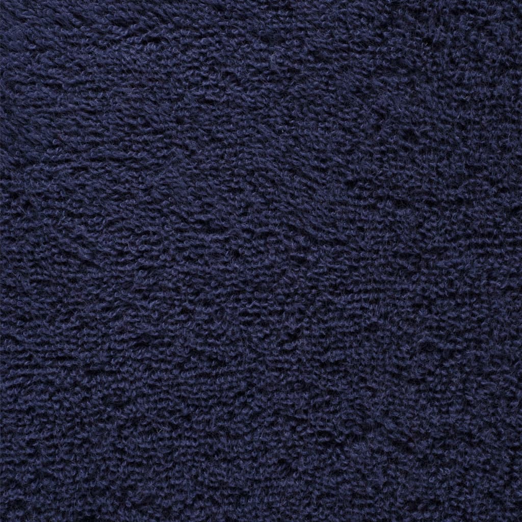 vidaXL 6-delige Handdoekenset 600 g/m² 100% katoen marineblauw