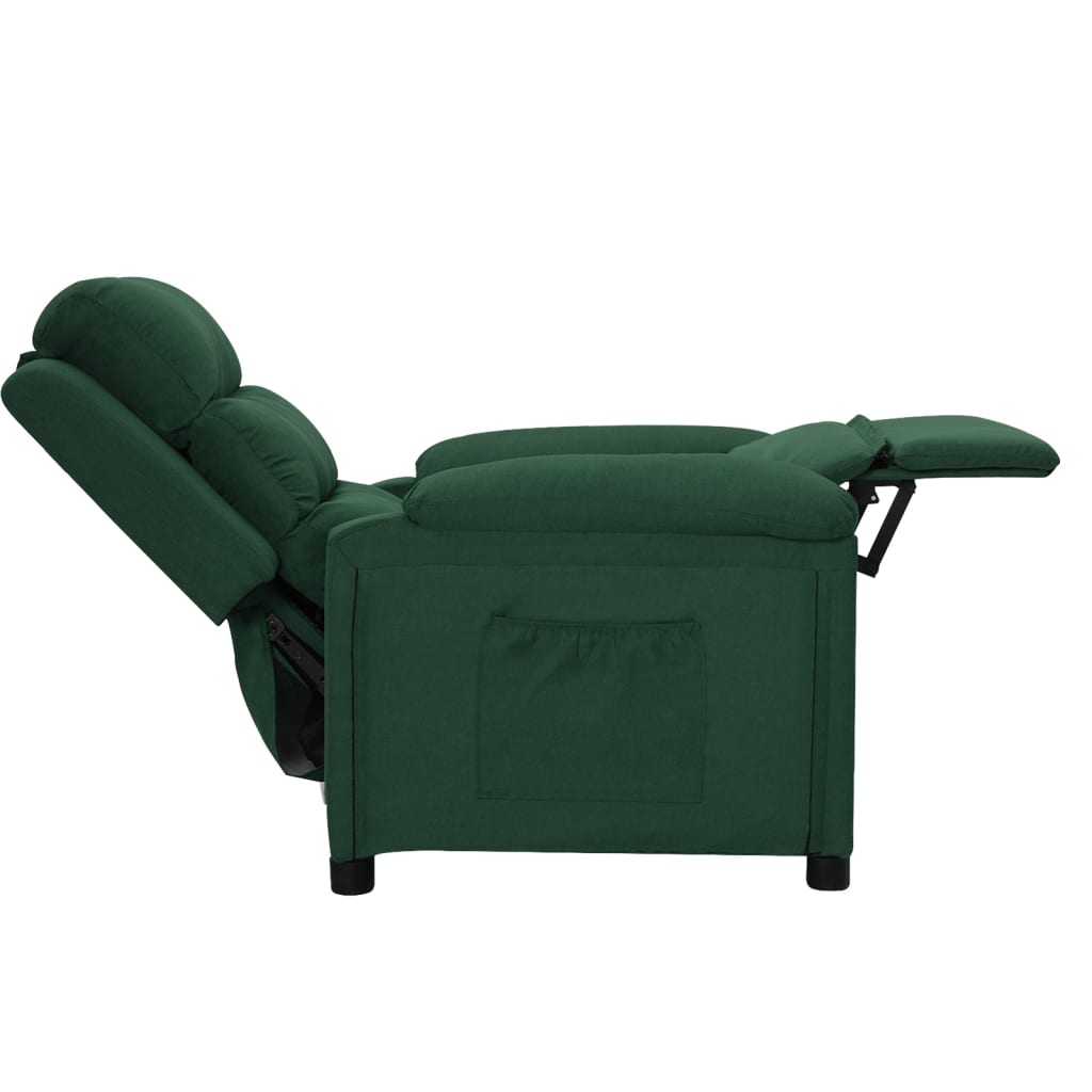 vidaXL Fauteuil fluweel donkergroen