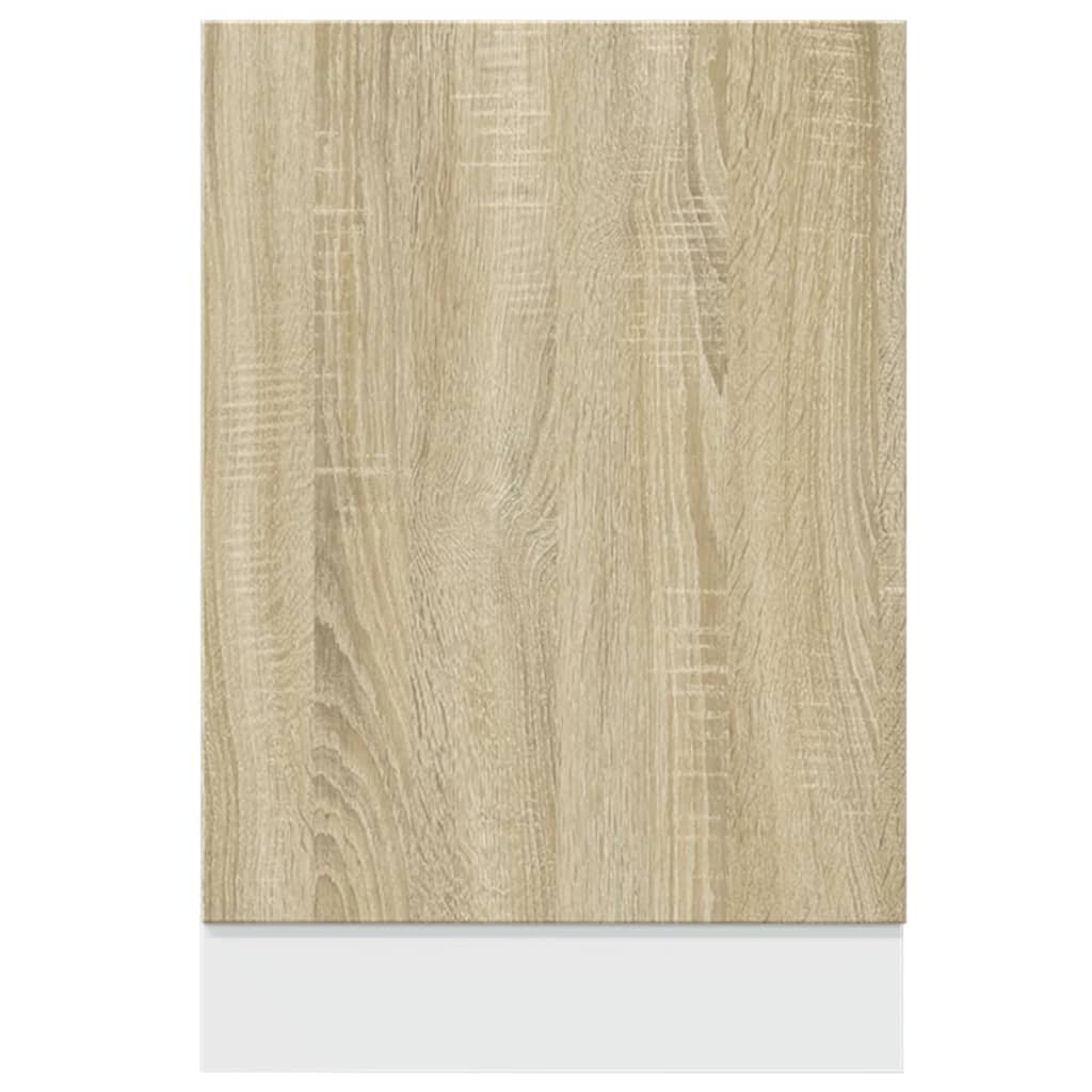 vidaXL Frontpaneel vaatwasser 45x3x67 cm bewerkt hout sonoma eiken