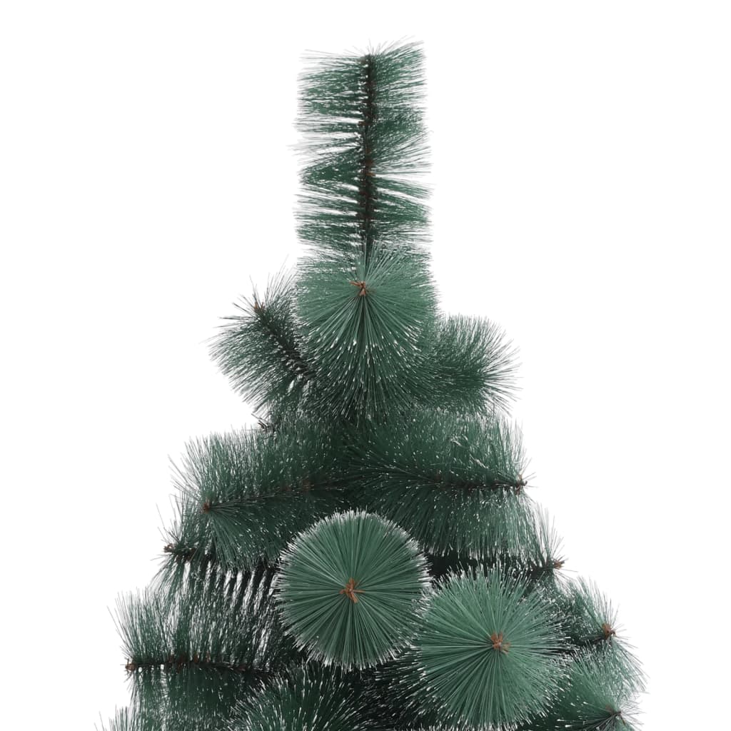 vidaXL Kunstkerstboom met verlichting en standaard 180 cm PET groen