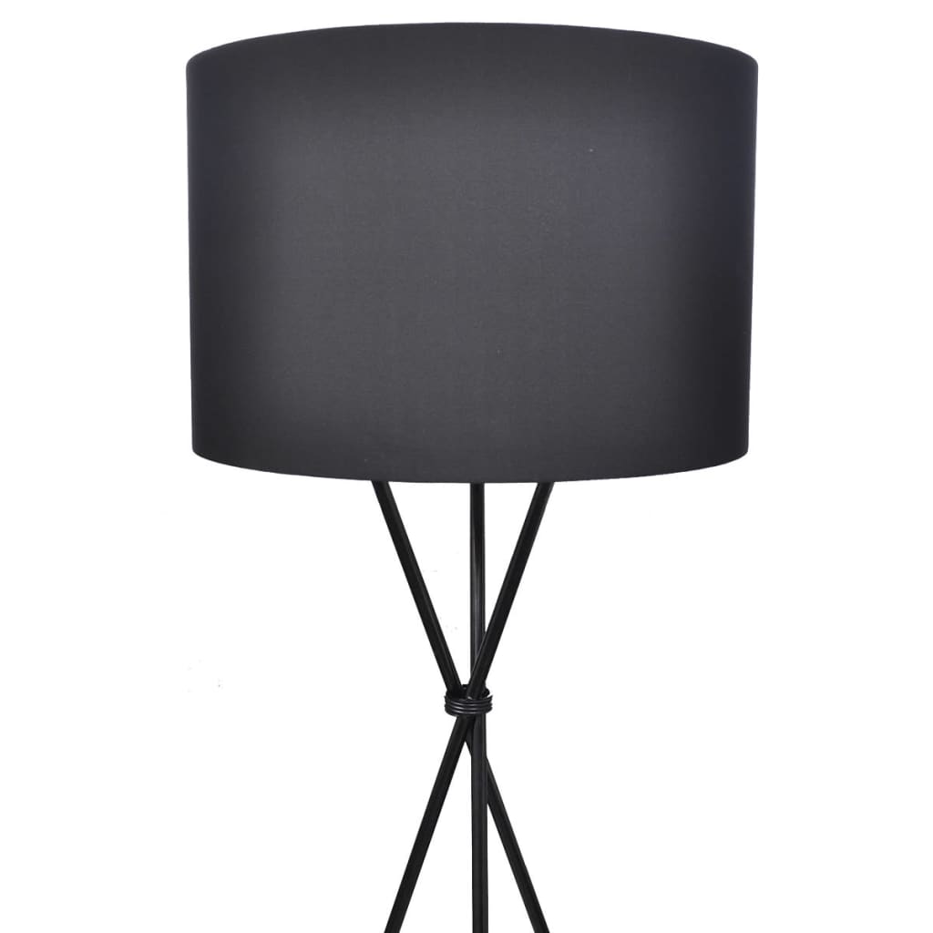 Tegen de wil Gentleman vriendelijk spontaan vidaXL Lampenkap voor vloerlamp met hoge standaard zwart online kopen |  vidaXL.be