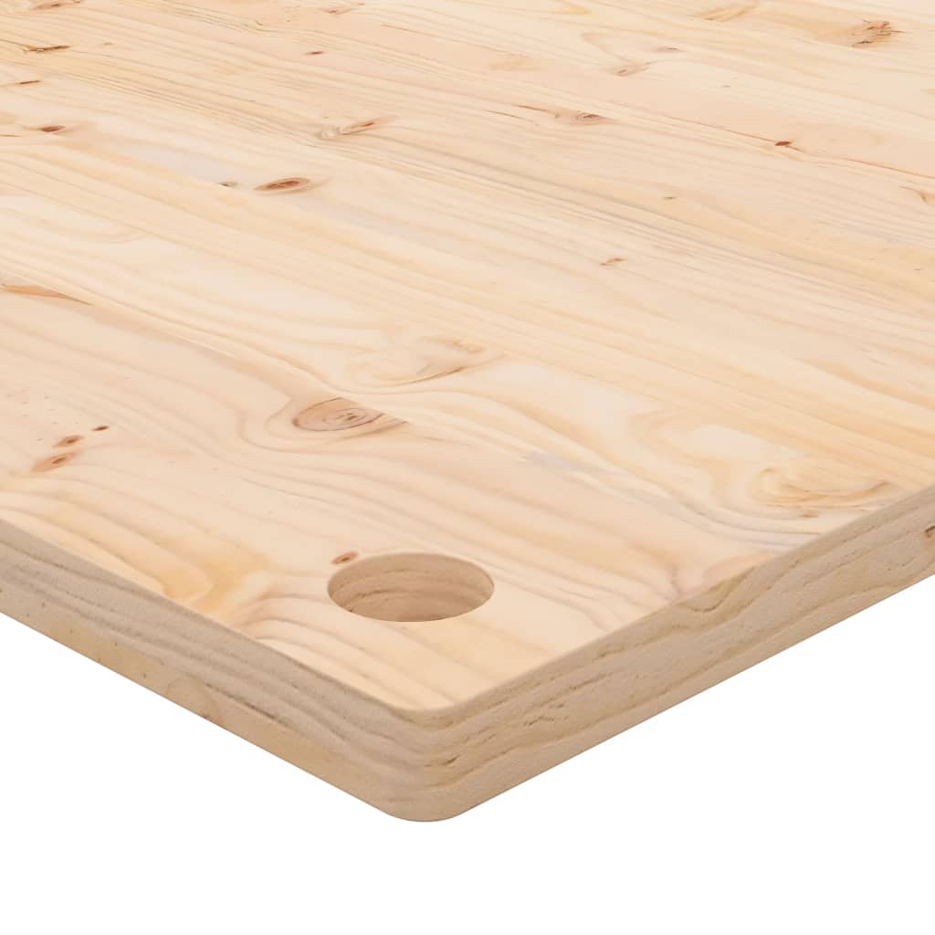 vidaXL Bureaublad 100x50x2,5 cm massief grenenhout