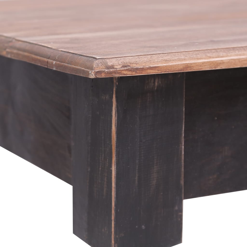 vidaXL Bureau met 3 lades 117x57x75 cm massief mahoniehout