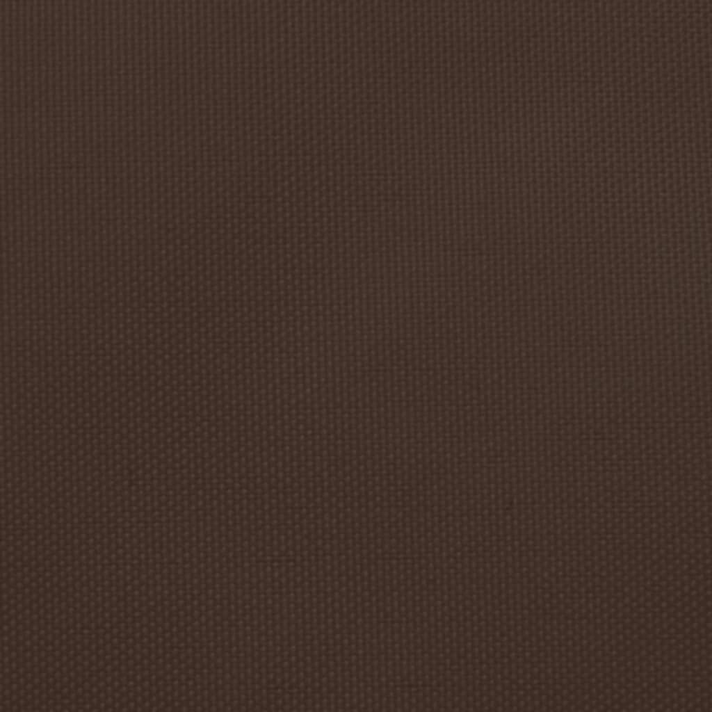 vidaXL Zonnescherm vierkant 3,6x3,6 m oxford stof bruin