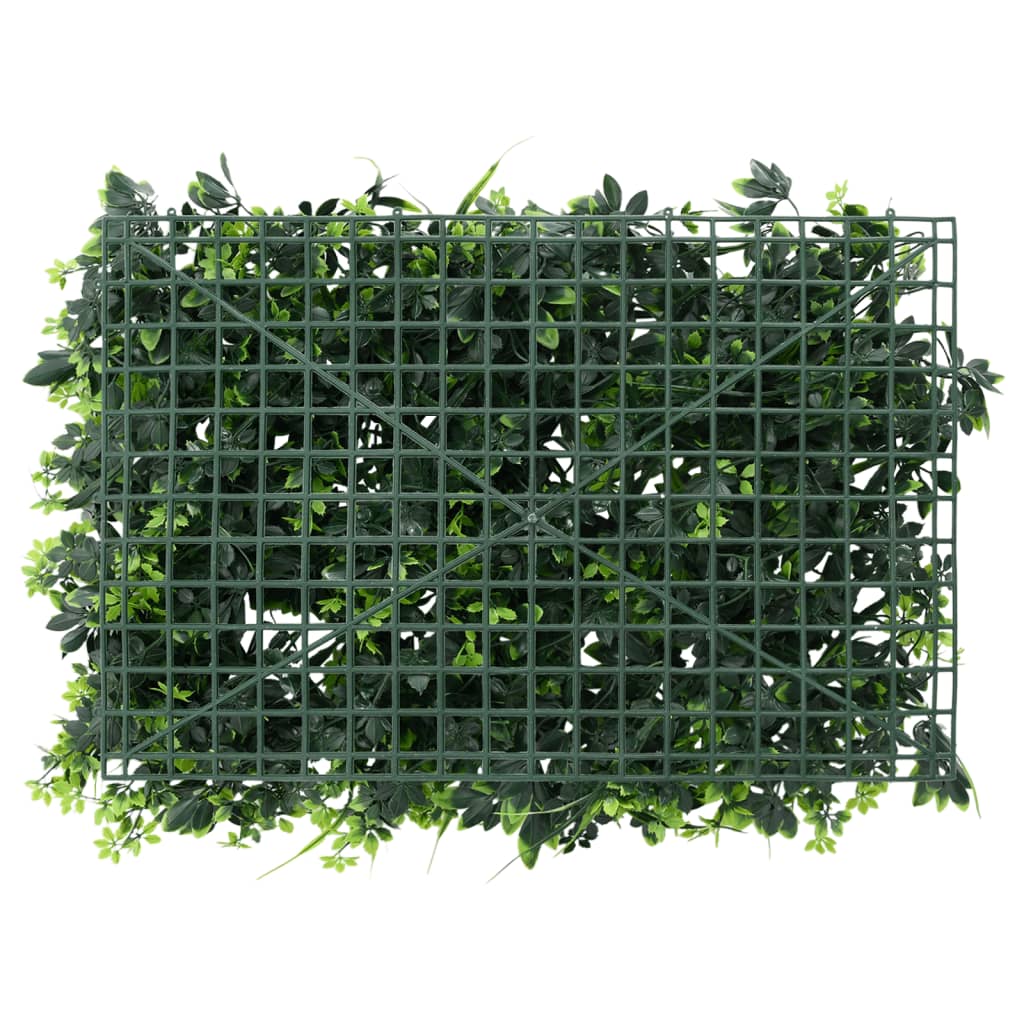  vidaXL Hek met kunstbladeren 6 st 40x60 cm groen