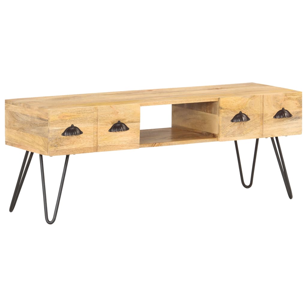 vidaXL Tv-meubel 120x35x45 cm massief mangohout