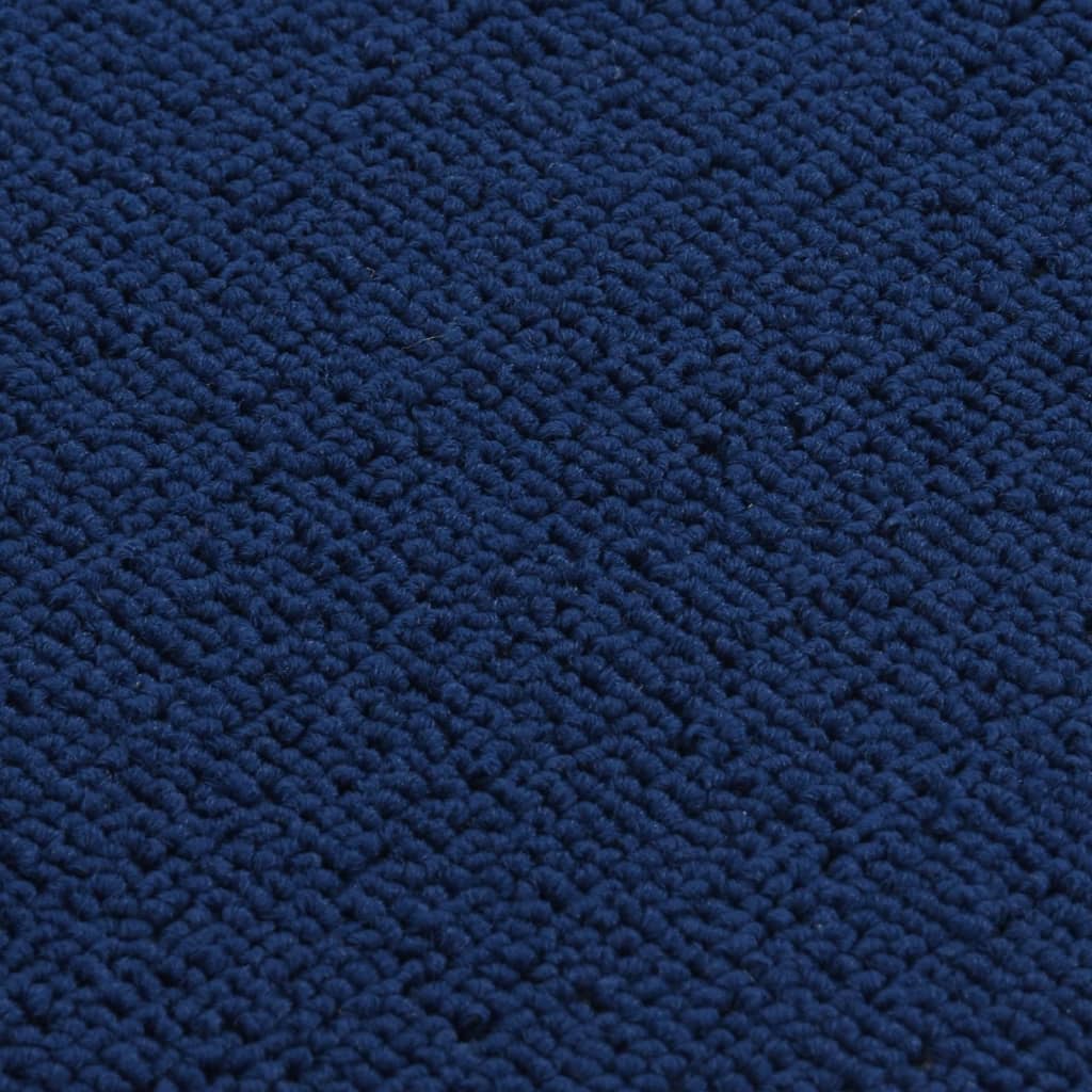 vidaXL Trapmatten 15 st anti-slip rechthoekig 60x25 cm marineblauw