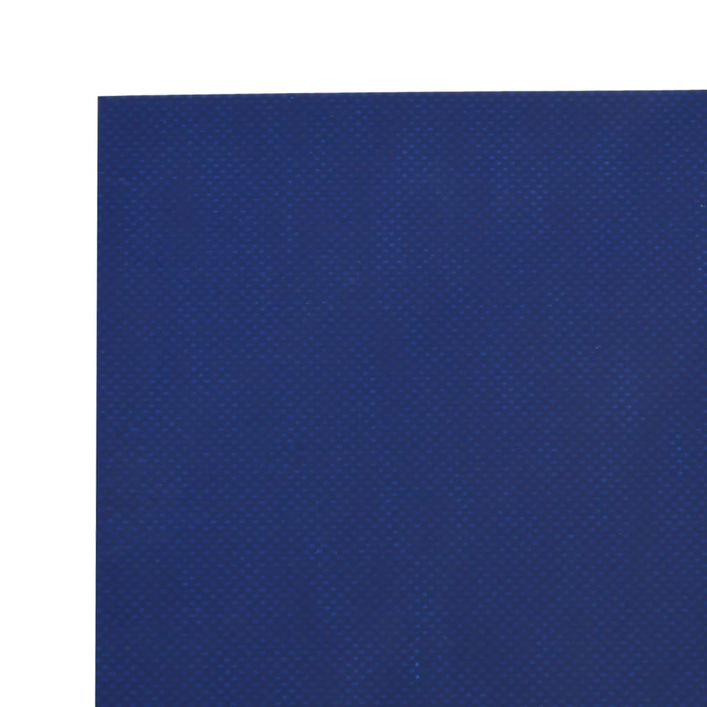 vidaXL Dekzeil 650 g/m² 5x8 m blauw