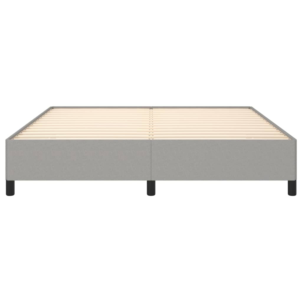 vidaXL Bedframe zonder matras stof lichtgrijs 180x200 cm