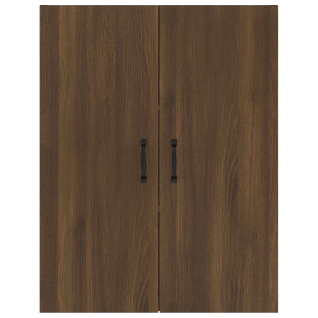 vidaXL Hangkast 69,5x34x90 cm bewerkt hout bruin eikenkleur