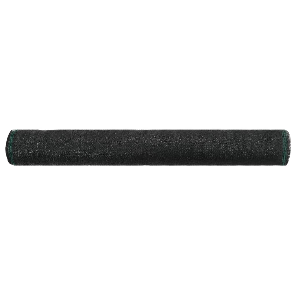 vidaXL Tennisscherm 1,2x50 m HDPE zwart