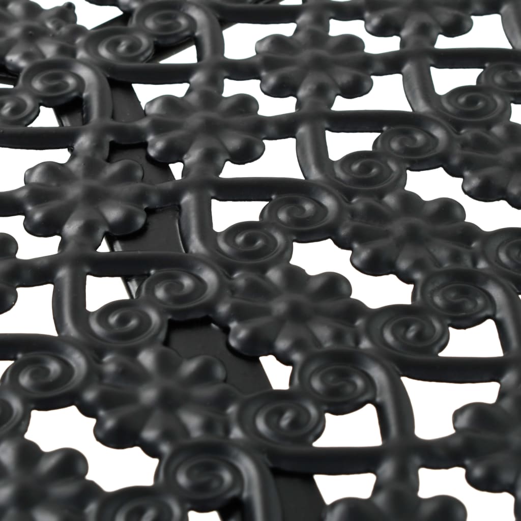 vidaXL Bistrotafel 40x70 cm metaal zwart