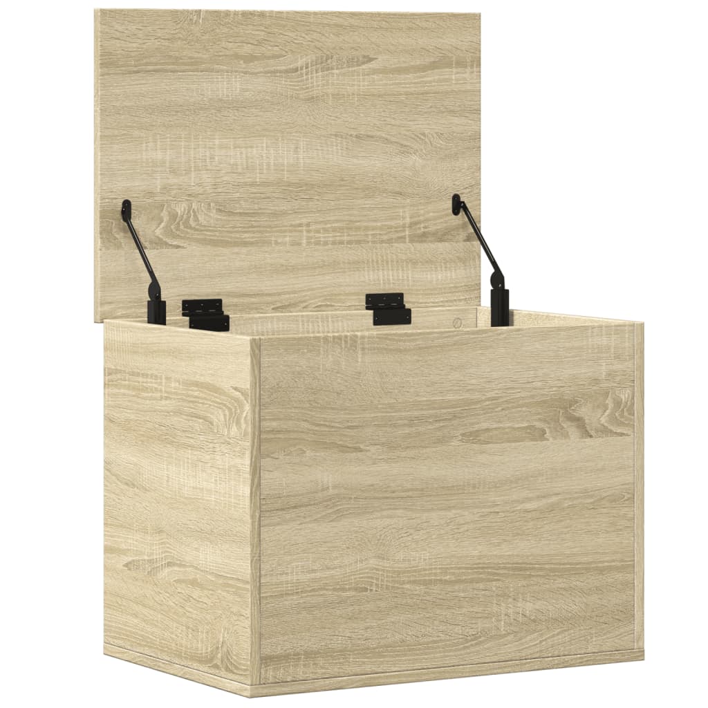 vidaXL Opbergbox 60x42x46 cm bewerkt hout sonoma eikenkleurig